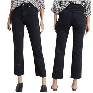 Anthropologie Sundry Stars Love Stitching Ultra High-Rise Straight Jeans…
